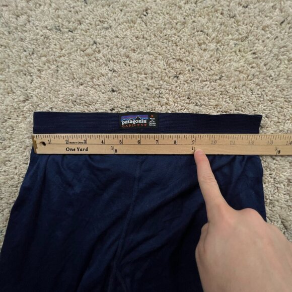 Patagonia Capilene Medium USA Pants Adult Blue Outdoors Hiking Tapered Stretch - Picture 10 of 10